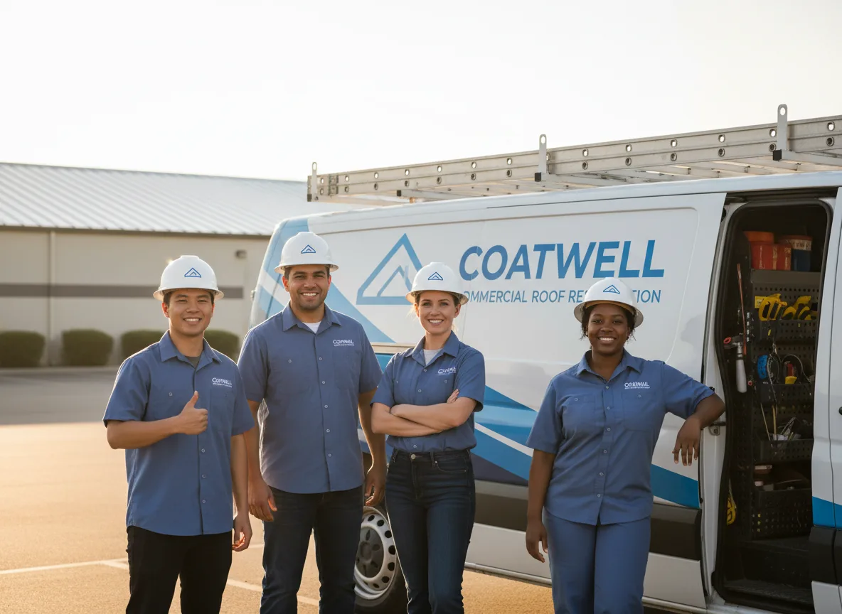Commercial roof coating company in Waverly, PA